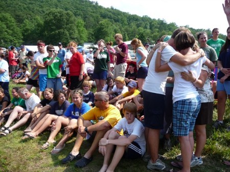 Baptismal onlookers