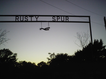 My front gate -The Rusty Spur