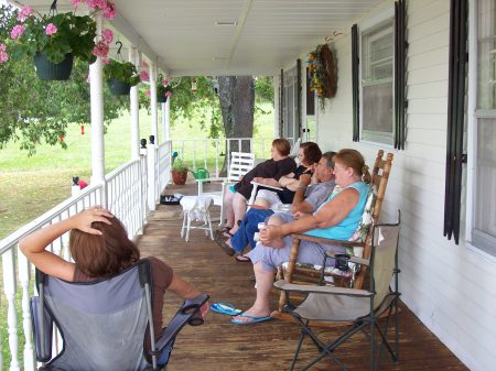 Chillin' on the porch