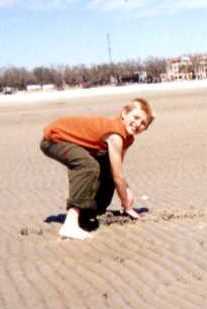 Blake at the ocean