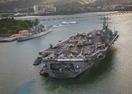 USS Carl Vinson at Pearl Harbor, Hawaii