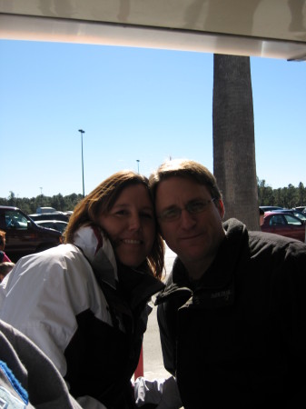 Me and Mike in Florida-in January-COLD!