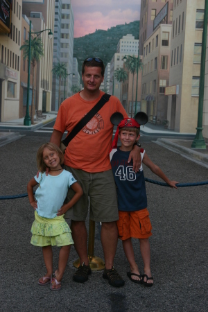 The kids and I at the happiest place on earth