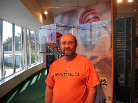 At the Pro Football Hall of Fame in Canton Ohi