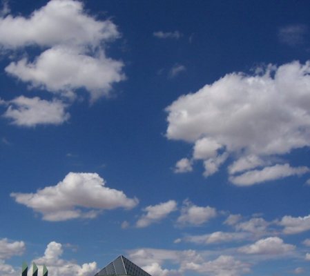 Clouds & Pyramid