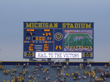 Oregon at Michigan...the best game ever