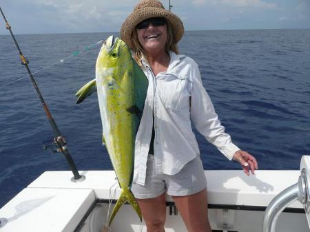 Dolphin fishing in Miami 2010