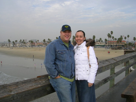 My wife and I in LA