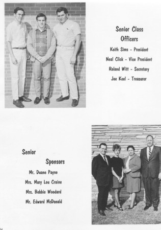 1970 class officers