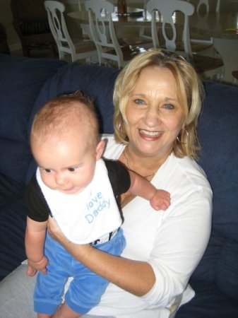 Me and youngest grandson, Grey