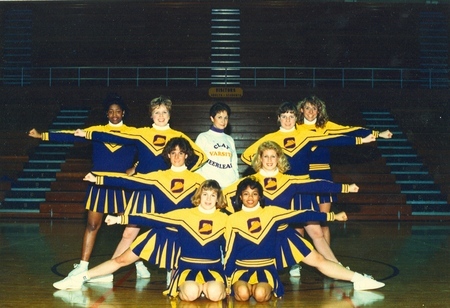 cheerleading days...