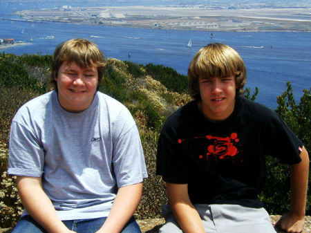 My boys in San Diego in Summer '06