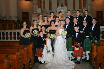 Bryn & Kevin's Wedding church photo