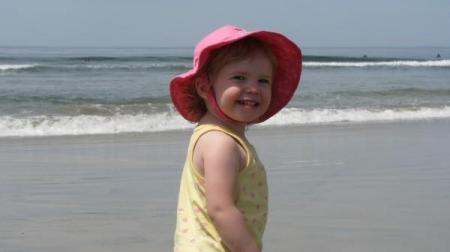 Granbaby #1-"Shayla" at the Beach
