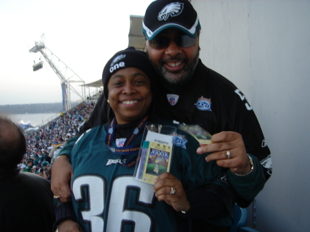 Rick and Me at Super Bowl 2005