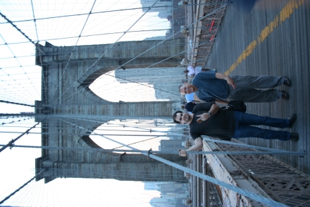 Brooklyn Bridge NYNY with Kim
