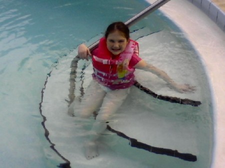 allie swimming