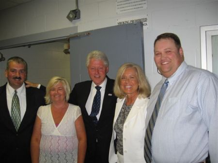 Bill Clinton and the Principals of NCHS