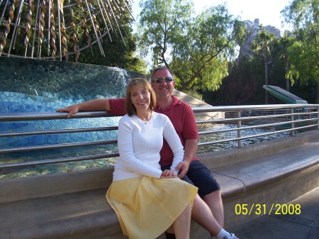 Chris and I in Disneyland