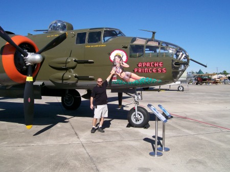 Me and one of my favorites. The B-25