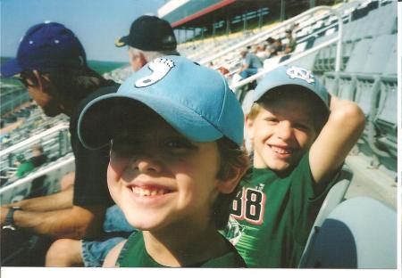 My lil Nascar Fans (7) and (4)