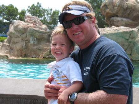 Jack and Dad at Sea World