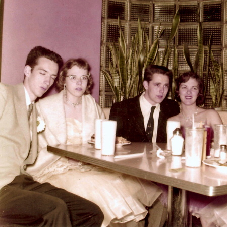 May 9, 1958 at Soudan's after prom