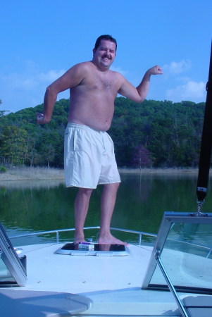 goofing on my boat