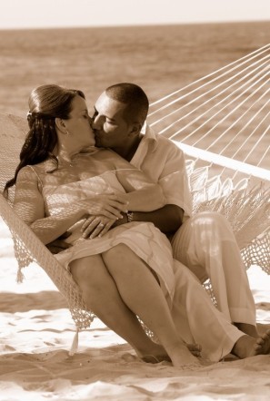 honeymoon on the beach