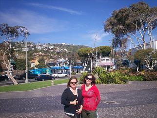 My sis & I in Laguna Beach - March 08