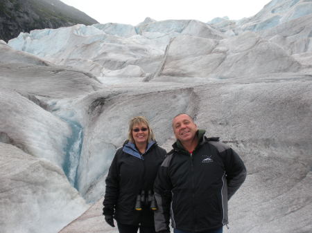 Donna and Eddie On the Glacier