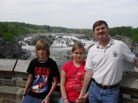 Ian, Brianna, and I visit Great Falls 