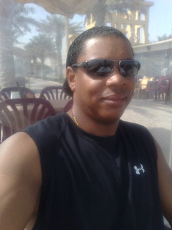 Just relaxing after a nice workout in Kuwait