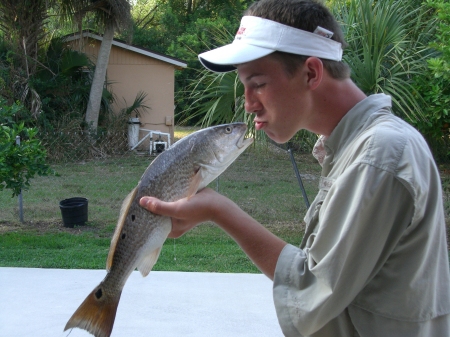 Sebastian and his 1st Redfish