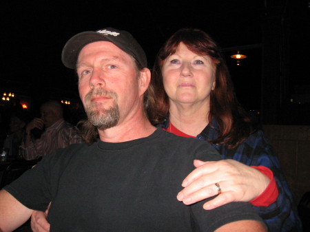 Me and my wife at a concert in FT Worth