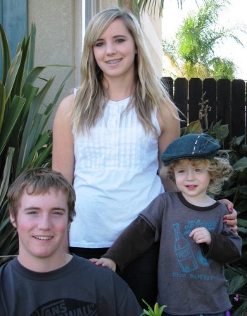 Tyler, 16...Shannon, 13....nephew, Isaac, 2.