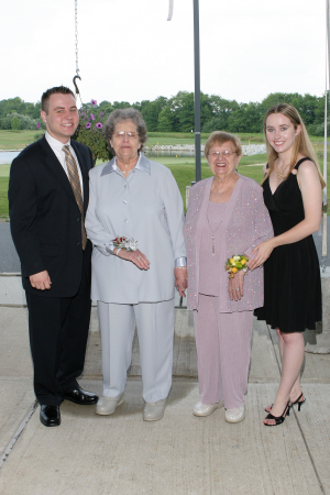 Pat Jr,Grandma Gerity ,Grandma Stella & Megan