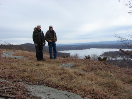 My son and I...Appalachian trail