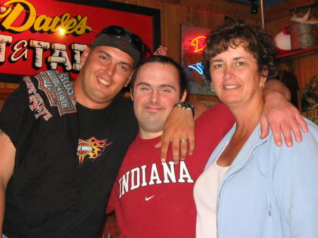 Ann and her Sons Bryan and Tim