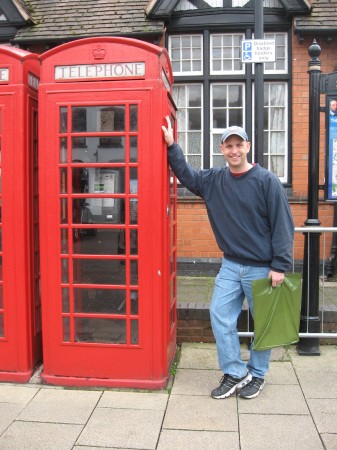 UK phone booth in stratford-on-avon