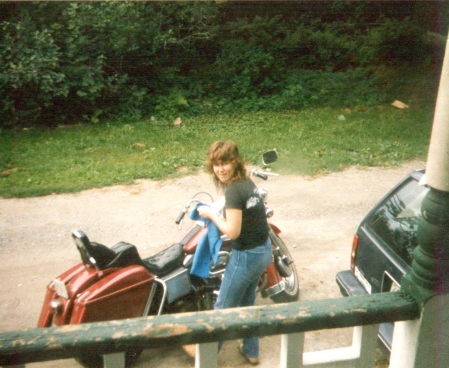 Getting Ready for Toys for Tots Run 1992