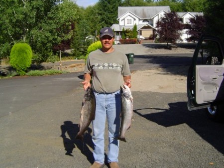 Dan with the day's catch