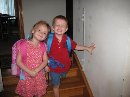 First day of preschool September 2007