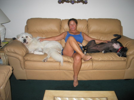 Sheba, me and Sargent    June 2007