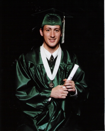 Our oldest son's graduation picture