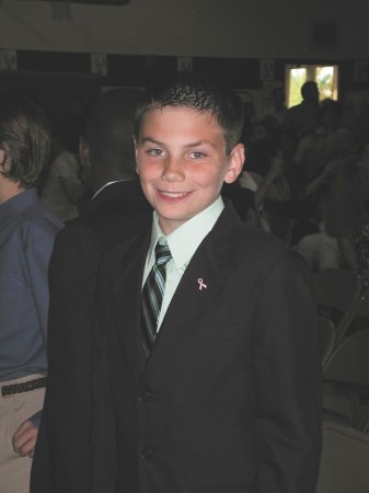 Jadon Brent age 11 - 5th grade graduation 2007