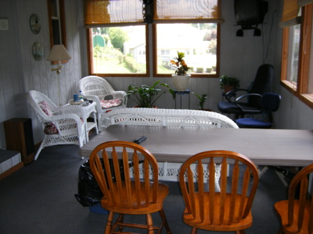 screened porch to keep the bugs away!