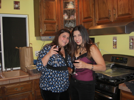 My twin and best friend Lisa (on left)