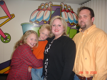 My step-daughter, Angela, and family