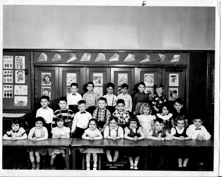 My brother Claude in Kindergarten (1956-57)